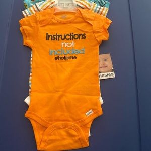 New 3-in-1 Set of Onesies 6-9 Months 3pack